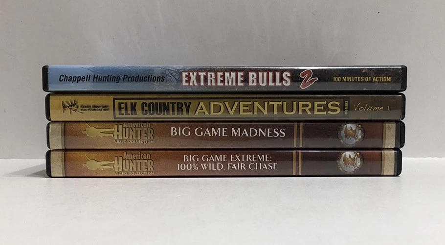 ELK BUCK HUNTING DVD LOT OF (4) EXTREME BULLS 2 ELK COUNTRY ADVENTURES HUNTER Foto 1 de 4