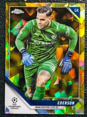 Ederson 2021-22 Topps Chrome UCL Sapphire Edition Yellow 03/99 #76 - Image 1 of 2