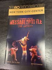 MESSAGE IN A BOTTLE Apr/May 2024 Playbill! STING Dance Show! Like BROADWAY