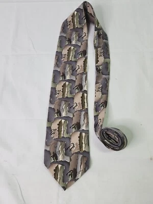 Corbata Jerry Garcia 100% Seda Estilo Camuflaje ¡Muy Buen Estado!! Foto 1 de 4