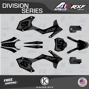 Graphics Kit for Apollo RXF Freeride 150 190 Division Series- Grey - Picture 1 of 6
