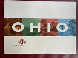 1960s SOHIO "Let's Explore Ohio" 26-page Vintage Travel Booklet Maps - Picture 1 of 4