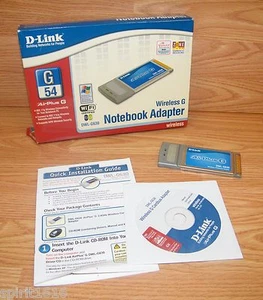 Genuine D-link (DWL-G630) AirPlus G Wireless G Notebook Adapter Card Bundle  - Picture 1 of 6