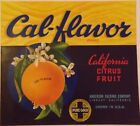 Cal-Flavor Brand   Anderson Packing Co. Lindsay, California ORIGINAL LABEL