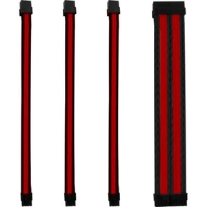 Kabel-Sleeve-Set - Schwarz/Rot - ONE GAMING - Bild 1 von 4