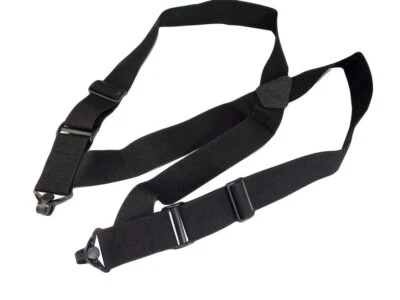 Airport Friendly/No Buzz Suspenders for Men (Black 2" Hip) - Image 1 of 4