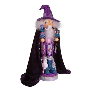 Kurt S. Adler 18" Hollywood Purple Wizard Nutcracker - Picture 1 of 7