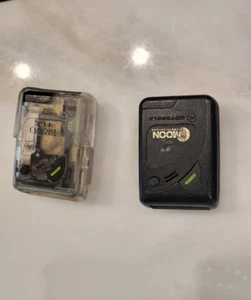 Vintage Motorola Pager Bravo FLX Czarny OEM przezroczysty/brązowy. nuta kolor preferowany - Zdjęcie 1 z 3