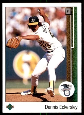 1989 Upper Deck Dennis Eckersley Oakland Athletics #664 - Image 1 of 2