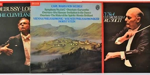 DECCA STEREO SXL 6876-6890-6904 UK NB MAAZEL - STEIN - SOLTI #3LP's CLASSICAL - Picture 1 of 7