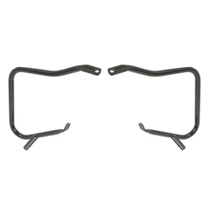 Black 7/8" Saddlebag Guard Crash Bars Fit For Harley Street Road Glide 2014-2024 - Picture 1 of 7