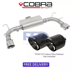 Silenciador trasero de escape Mazda MX5 MK3 Cobra Sport MZ05 Race y puntas TP107-CF 06-15 - Imagen 1 de 12