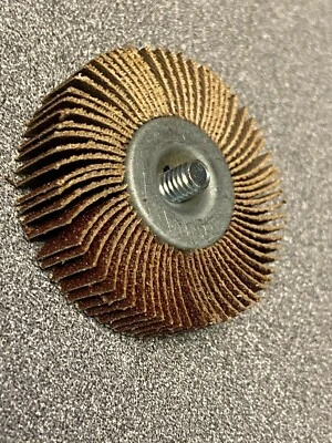 RUEDA ALETA VÁSTAGO ROSCADO 2" X 1/2" X 1/4-20, MÉRITO, 60G, 25.000 RPM MÁX., NUEVO Foto 1 de 2