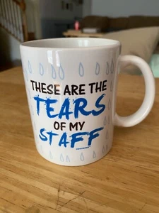 Boss Gifts for Women/Men These Are the Tears of My Staff Boss Gag 15oz Mug - Picture 1 of 2
