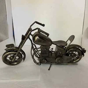 Motorcycle Metal Decor Free Standing 14" - Picture 1 of 12
