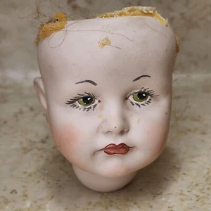 Vintage deutsche Biskuitpuppe K Star R briskanter Kopf weinend Puppe - handbemalt 3 Zoll - Bild 1 von 8