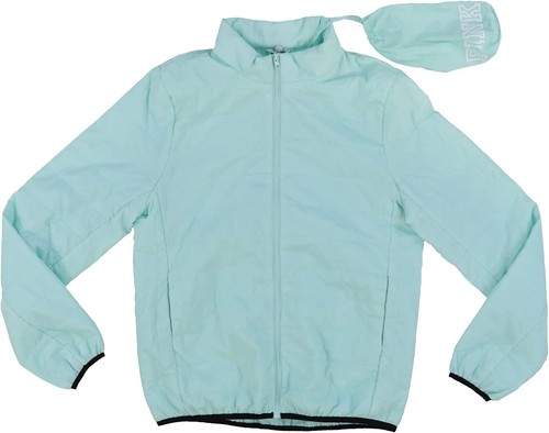 UNDERCOVER CAPPOTTO GIACCA GRANDE NUOVO CON ETICHETTE VICTORIA'S SECRET ROSA DONNA IMPACCHETTABILE PUFFER COME NUOVO