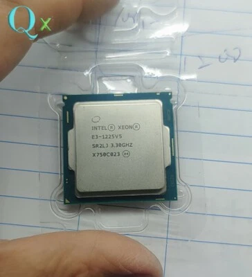 Intel Xeon E3-1225 V5 LGA1151 CPU Processor Quad Core 3.3 GHz SR2LJ - Image 1 of 2
