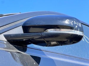 16-19 JAGUAR XF OEM DRIVER LEFT DOOR MIRROR ASSEMBLY BLACK POWER BLIND SPOT - Picture 1 of 13