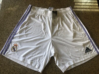 Pantalones Cortos de Fútbol Real Madrid CF Adidas 22/23 Hogar Nuevos con Etiquetas H18484 XXL 2XL Foto 1 de 4