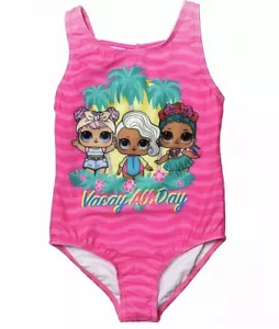LOL Surprise! ☆ Girls Vacay All Day 1-Piece Swimsuit ☆ Sizes 5-16 - Picture 1 of 3