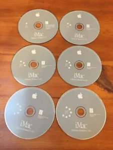 Set of 6 iMac Mac Macintosh Software Restore Discs CDs OS X 10.1.2 Puma 10 2002 - Picture 1 of 8