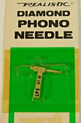 Realistic RS-110 Turntable Diamond Needle Stylus 42-2828 RadioShack ST 10 ST 9 - Image 1 of 4