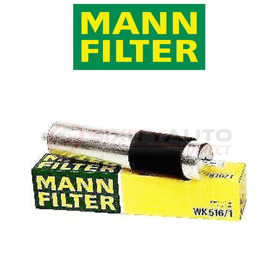 MANN FILTER Fuel Filter for 2001-2002 BMW 525i 2.5L L6 - Gas Filtration fh Foto 1 de 4