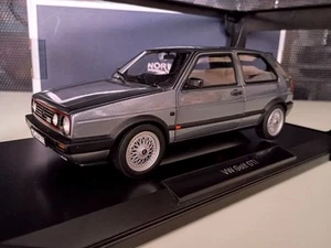 Near Mint Norev VW Golf Mk2 GTI Red 1/18 Diecast Car Model JAPAN - Picture 1 of 10