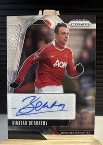 2024-25 Panini Prizm EPL Manchester United Legend Dimitar Berbatov Autograph - Picture 1 of 2