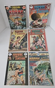 LOTTO 6x KORAK SON OF TARZAN #49 #52 #53 #55 #56 #59 DC COMIC BRONZE AGE KUBERT - Foto 1 di 13