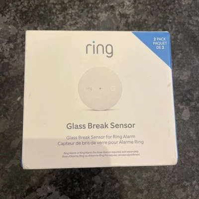 Ring Alarm Glass Break Sensor (2-Pack) Home Security Motion Sound Detector NEW - Image 1 of 4