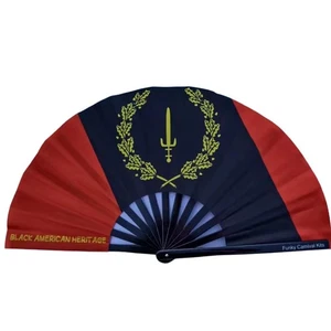 Bandera Herencia Americana Negra Bandera Juneteenth Negro Excelencia Ventilador Plegable|Cla... - Imagen 1 de 1