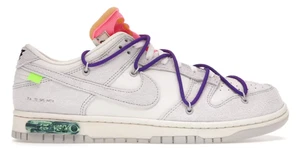 Nike Dunk Low Off-White lotto 15 (indossate) - Foto 1 di 7