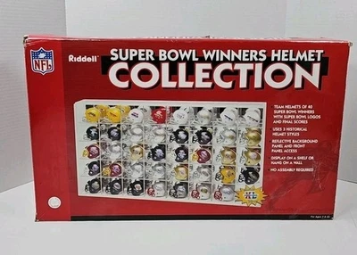 2006 Riddell 40 NFL Super Bowl Winners Helmets Pocket Pro Collection Case - Изображение 1 из 4