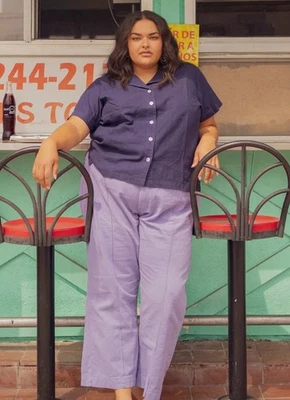 Pantalones de trabajo Big Bud Press uva descolorida 0XL unisex cintura elástica Foto 1 de 4