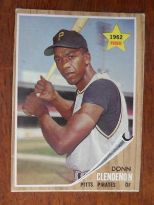 Topps Baseball #86 Don Clendenon Pittsburgh Pirates 1962 en muy buena condición/ex U-7815 Foto 1 de 3