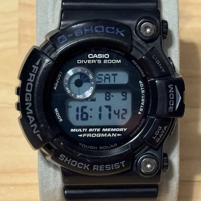 Reloj digital Casio G-Shock GW-225C-1 25 aniversario Frogman resistente solar 200 Foto 1 de 4