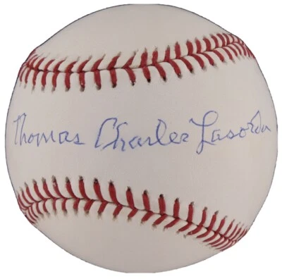 Tommy Lasorda Signed Autograph Full Name ROMLB Baseball LA Dodgers PSA/DNA - Image 1 of 3
