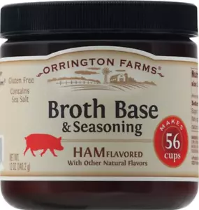 Orrington Farms Brodo Base e Condimento Prosciutto Aromatizzato Senza Glutine No OGM 12 once - Foto 1 di 5