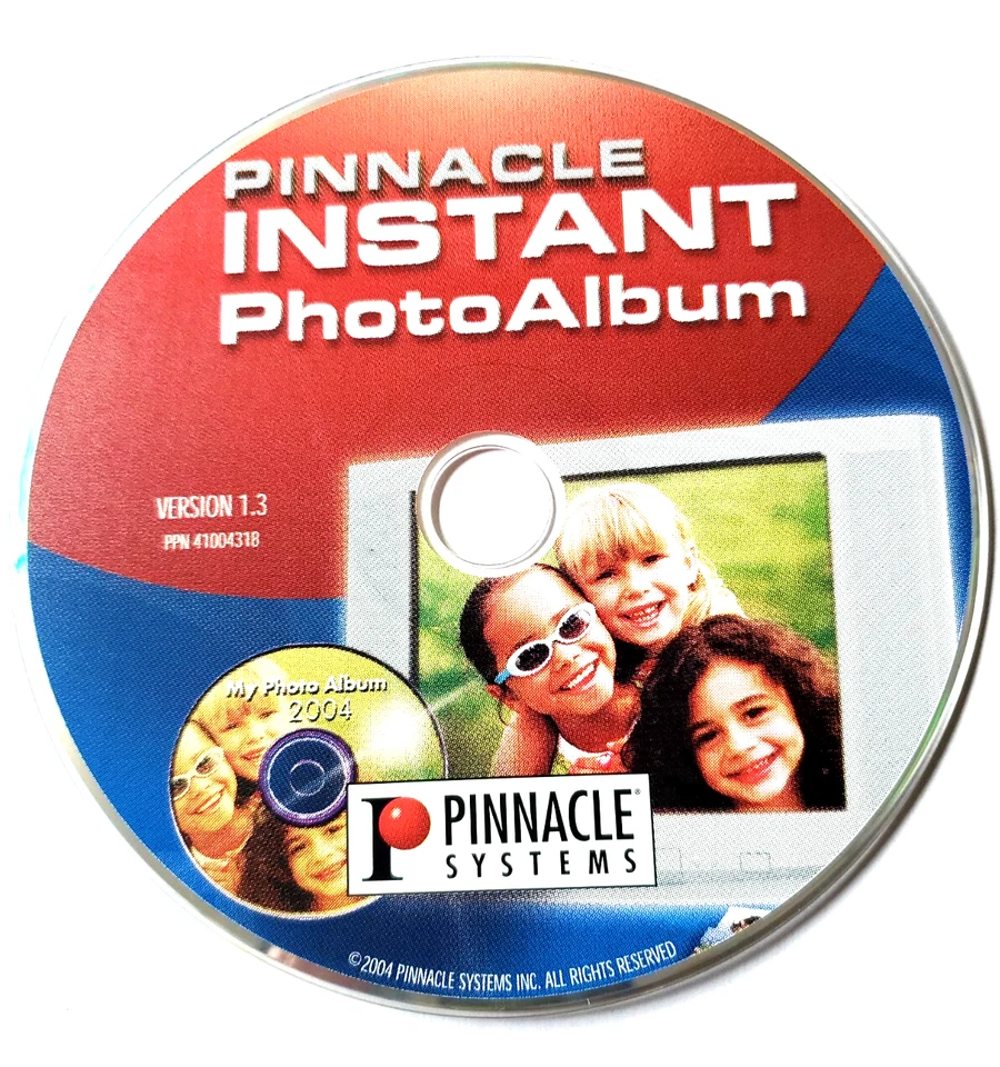 Pinnacle Instant Photo Album Version 1.3 CD Rom Software 2004 - Image 1 of 4