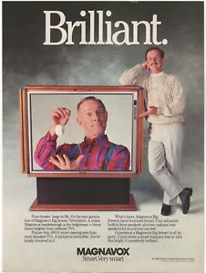 Vintage Print Ad Magnavox Big Screen TV - Smothers Brothers - Truth - Feb 1989 - Bild 1 von 5