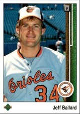 1989 Upper Deck Jeff Ballard Baltimore Orioles #595