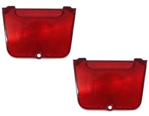 1962 1963 1964 Chevy II/ Nova Back Up Light Lens Red Pair Trim Parts Made in USA