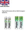 High capacity Ni-MH rechargeable AA/AAA Energizer batteries 2300 mAh pre-charged