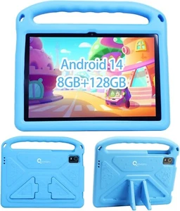 Tablet CWOWDEFU Android 14 Niños 10 pulgadas Enlace Control Parental Caja AzulJ - Imagen 1 de 9