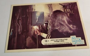 1976 Bionic Woman Donruss #10 Non Sport Trading Card TV Show Vintage Hobby - Picture 1 of 3