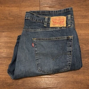 Levis 527 Boot Cut Jeans Men’s Size 38x30 Medium Wash Denim Blue - Picture 1 of 15
