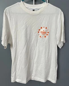 BTS Permission to Dance PTD on Stage Logo White T Shirt Size MEDIUM K Pop - Picture 1 of 5