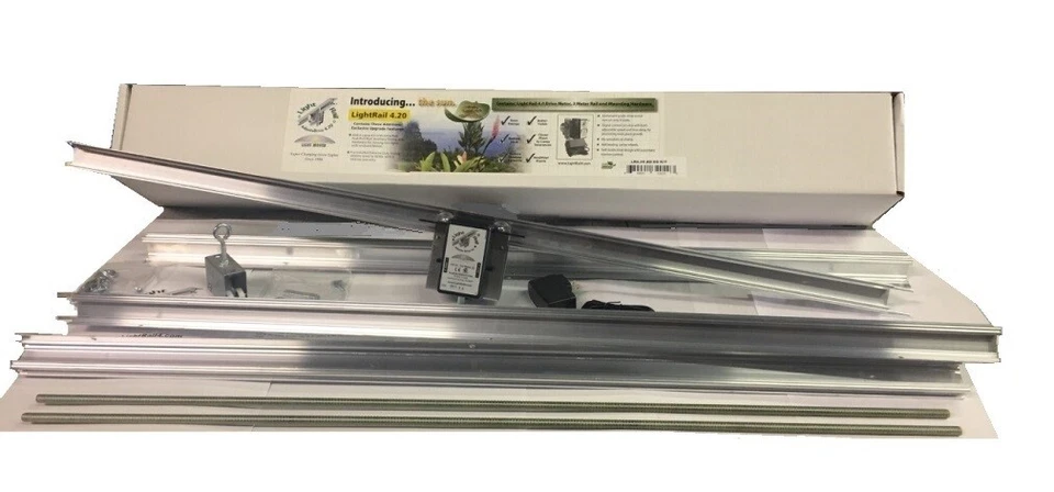 Light Rail 4.20 Kit Light Mover for 2 Lights Genuine Solidly Made in the USA - Image 1 of 4